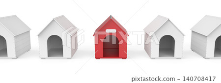 Unique red doghouse Unique red doghouse 140708417