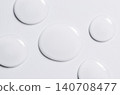 Cosmetic product in the form of a transparent drop. A moisturizing gel or serum for the face. 140708477
