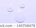 Cosmetic product in the form of a transparent drop. A moisturizing gel or serum for the face. 140708478