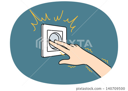 Man sticks fingers into socket and gets electric shock becouse of stupidity and curiosity 140709500