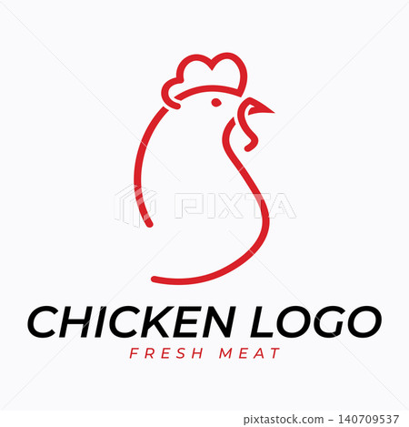 A minimalist chicken design A minimalist chicken design 140709537