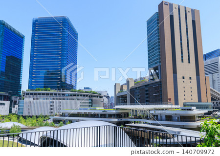 The skyscrapers of Umeda, Osaka in early summer (Kita Ward, Osaka City, Osaka Prefecture) The skyscrapers of Umeda, Osaka in early summer (Kita Ward, Osaka City, Osaka Prefecture) 140709972