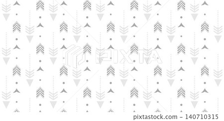 Geometric Gray Arrow Seamless Pattern Background 140710315