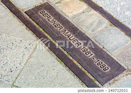 Berlin Wall 1961-1989 Ground Marker Berlin Wall 1961-1989 Ground Marker 140712031
