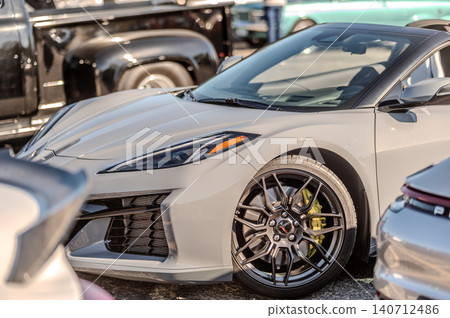 Cars and Coffee Muscle Car Lineup 140712486