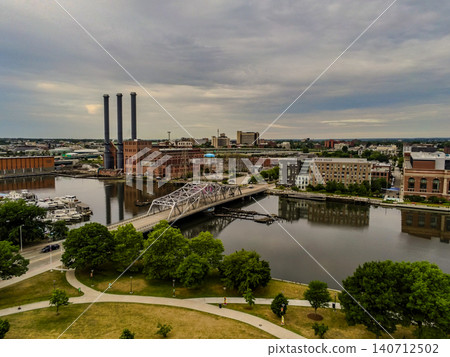 Providence Riverfront With Manchester Street Power Station Providence Riverfront With Manchester Street Power Station 140712502