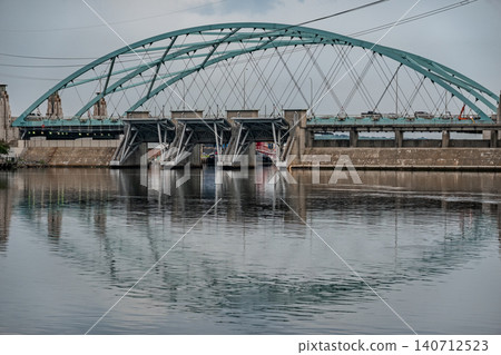 Fox Point Hurricane Barrier Across Providence River 140712523