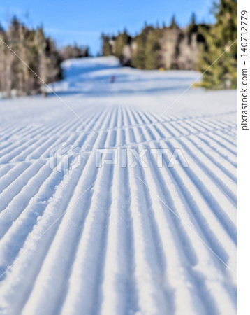 Skiing at Snowshoe Mountain West Virginia Fresh Groomed Snow and Winter Slopes 140712779