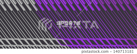 Modern sports banner design with diagonal gray and purple lines. Vector abstract background Modern sports banner design with diagonal gray and purple lines. Vector abstract background 140713181