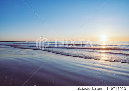 Oarai Sun Beach, Ibaraki Prefecture, early morning Oarai Sun Beach, Ibaraki Prefecture, early morning 140713920