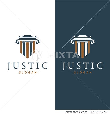 Justice Scale Vector Logo Design Symbol Professional Justice Scale Vector Logo Design Symbol Professional 140714743