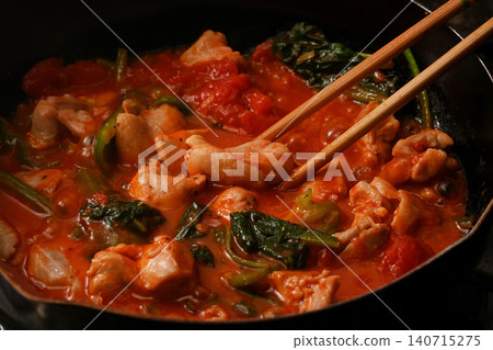 Ratatouille being simmered Ratatouille being simmered 140715275