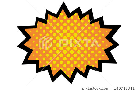 Jagged speech bubble material to emphasize dialogue Jagged speech bubble material to emphasize dialogue 140715311