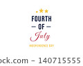 Fourth Of July Independence Day Typography Design 140715555
