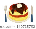 Hand-drawn collage style pancakes 140715752