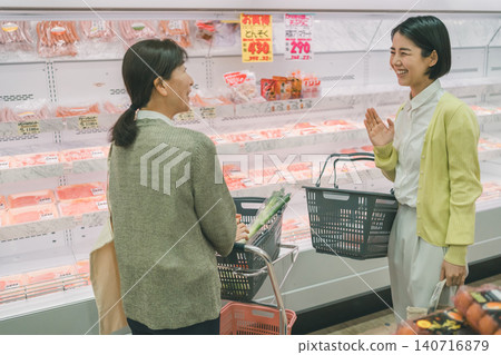 超級市場 超市 主婦 140716879