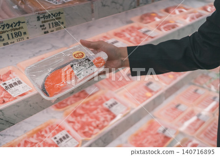 super market, supermarket, fish 140716895