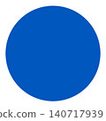 A simple blue circle shape that can be used as a background or icon base. 140717939