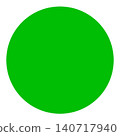 A simple green circular shape that can be used as a background or icon base. 140717940