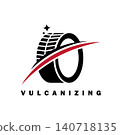 tire vulcanizing logo icon vector element design template 140718135