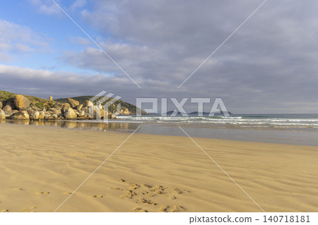 Beach of Whisky Bay at Wilsons Promontory National Park, Victoria, Australia. Beach of Whisky Bay at Wilsons Promontory National Park, Victoria, Australia. 140718181