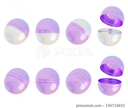 purple Holographic Y2K Gacha Capsules 3D Illustration Set for Trendy Game Reward purple Holographic Y2K Gacha Capsules 3D Illustration Set for Trendy Game Reward 140718652