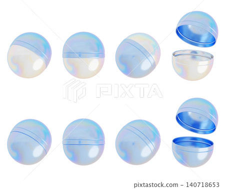 skyblue Holographic Y2K Gacha Capsules 3D Illustration Set for Trendy Game Reward skyblue Holographic Y2K Gacha Capsules 3D Illustration Set for Trendy Game Reward 140718653