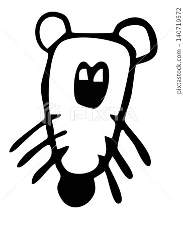 Hand drawn mouse or rat outline for kid colouring book, decoration, cartoon, characters, comic, mascot, stickers, tattoo, animal, home, house, yard, patch, shirt print, sticker, icon, nature, garden Hand drawn mouse or rat outline for kid colouring book, decoration, cartoon, characters, comic, mascot, stickers, tattoo, animal, home, house, yard, patch, shirt print, sticker, icon, nature, garden 140719572