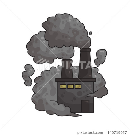 Illustration of Air Pollution Illustration of Air Pollution 140719957