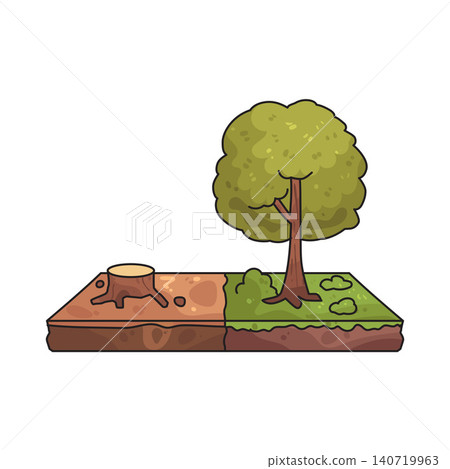 Illustration of Forest Loss 140719963