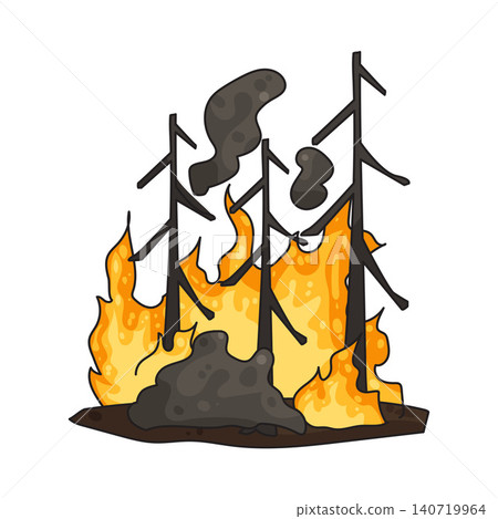 Illustration of Wildfire Illustration of Wildfire 140719964