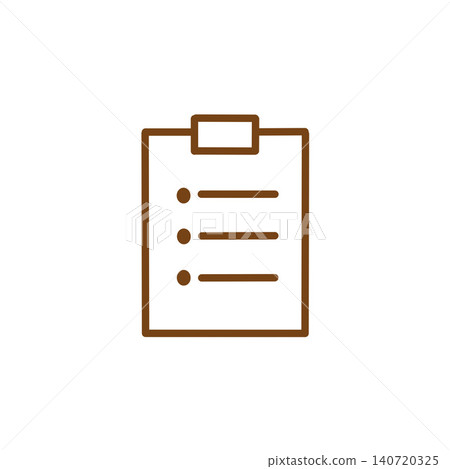 Checklist icon material. Suitable for task management and to-do lists. Checklist icon material. Suitable for task management and to-do lists. 140720325