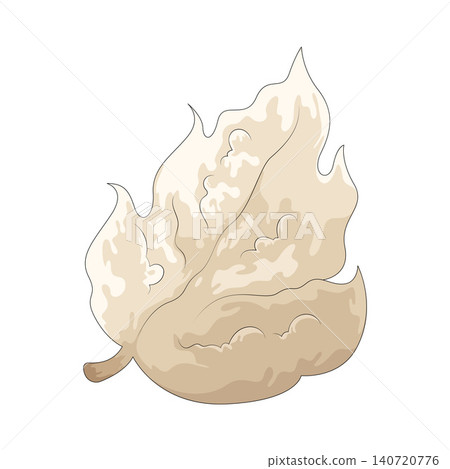 Illustration of Ice Leaf Illustration of Ice Leaf 140720776