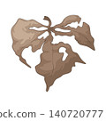 Illustration of Broken Leaf 140720777