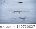 Mishaka Pond in winter, Chino City, Nagano Prefecture 140720827
