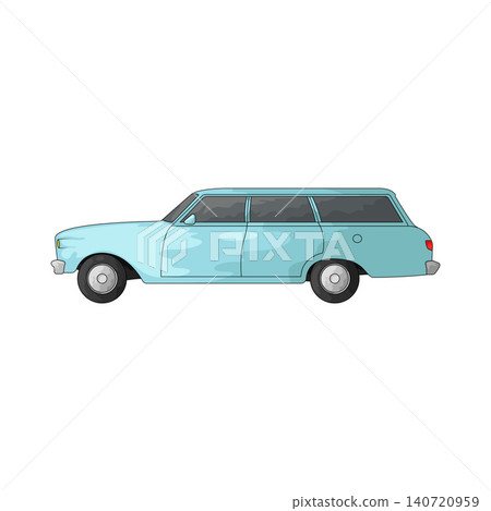 Illustration of Station Wagon Illustration of Station Wagon 140720959