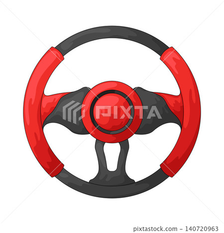 Illustration of Steering Wheel Illustration of Steering Wheel 140720963