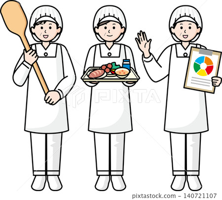 Senior female school lunch cook Senior female school lunch cook 140721107