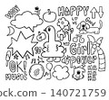 sketch, animals, picnic 140721759
