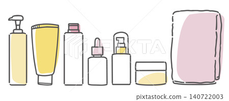 可愛的手繪保養品插畫集 可愛的手繪保養品插畫集 140722003