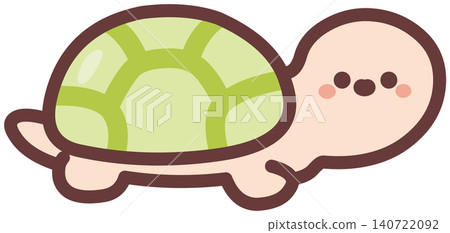 Cute Minimal Kawaii Turtle Icon 140722092