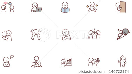 Hand Drawn Doodle Characters Set 2 Hand Drawn Doodle Characters Set 2 140722374