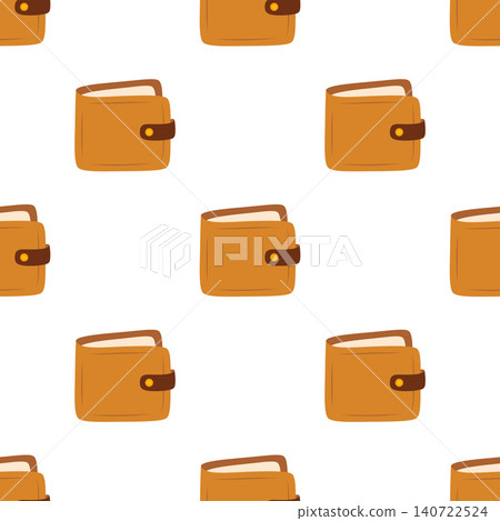 leather wallet seamless pattern leather wallet seamless pattern 140722524