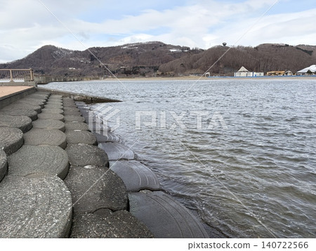 Mountain scenery viewed from the sea Mountain scenery viewed from the sea 140722566