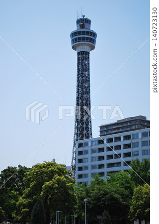 海洋塔可俯瞰橫濱港未來地區的全景。 140723130
