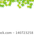 Fresh green leaves, vibrant autumn colors 06 140723258