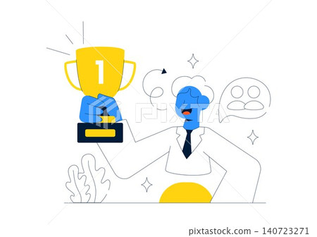 Authentic Leadership Vector Illustration Featuring Trust Building, Ethical Leadership, Team Communication, Personal Growth, and Workplace Inspiration Authentic Leadership Vector Illustration Featuring Trust Building, Ethical Leadership, Team Communication, Personal Growth, and Workplace Inspiration 140723271