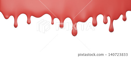 Glossy red strawberry, blood, ice cream or paint drip border with liquid drops. Melting glaze frame isolated on background, perfect for banner, poster, dessert. Glossy red strawberry, blood, ice cream or paint drip border with liquid drops. Melting glaze frame isolated on background, perfect for banner, poster, dessert. 140723833