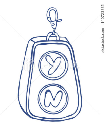 Autism Fidget Clicker Keychain. Sensory Toy Controller Pad for ADHD Anxiety Relief. Stimming Button Keyring. Isolated Line Art Hand Drawn. Special Needs Attention Focus Tool. Vector Illustration Autism Fidget Clicker Keychain. Sensory Toy Controller Pad for ADHD Anxiety Relief. Stimming Button Keyring. Isolated Line Art Hand Drawn. Special Needs Attention Focus Tool. Vector Illustration 140723885
