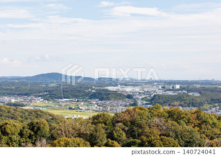 Miki City as seen from Shōhōji Observation Plaza Miki City as seen from Shōhōji Observation Plaza 140724041